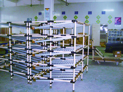 Lean Pipe Rack