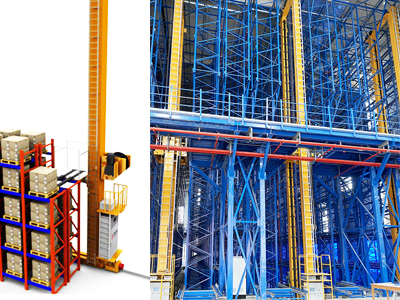 Pallet stacker AS/RS (double-depth)