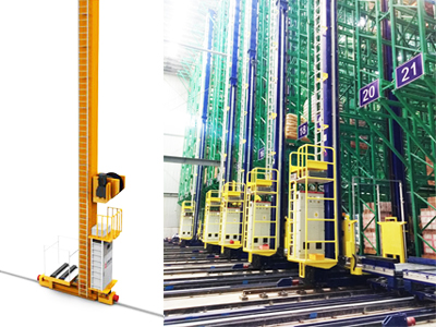 Pallet stacker AS/RS (single-depth)
