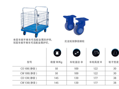 静音手推车技术参数